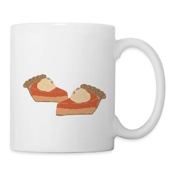 Was ist besser als eine Torte? Zwei Torten Lieblib - Tasse - Weiß - Rechts