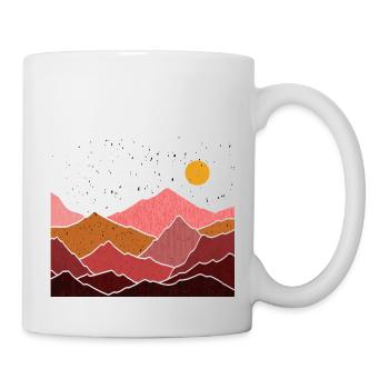 Berg Abenteuer Geschenk Spruch Bergsteigen Wandern - Tasse - Weiß - Rechts