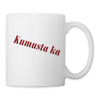 kumusta - Tasse - Weiß - Rechts