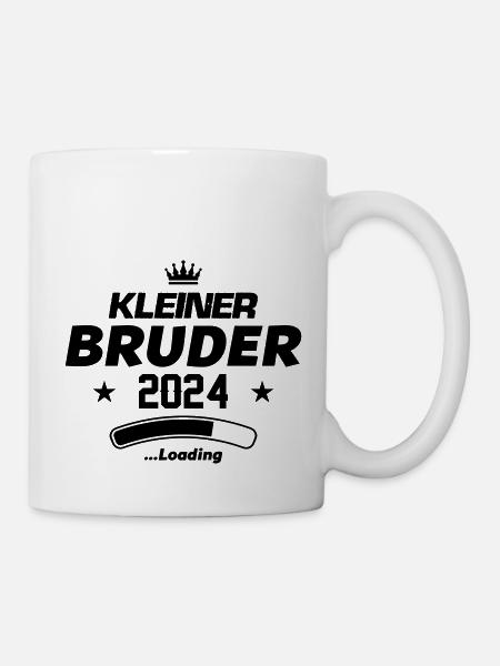 kleiner bruder 2024 loading - Tasse - Weiß
