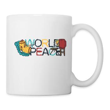 420 World Peace TV - Tasse - Weiß - Rechts