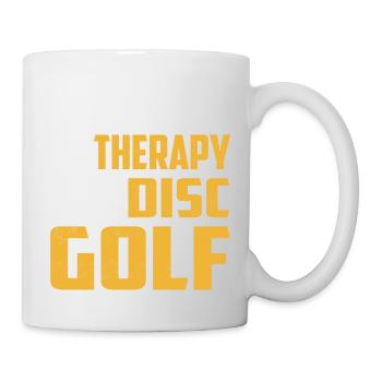 I Don't Need Therapy I Just Need To Play Disc Golf - Mug - white - Right