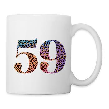 59th leopard birthday - Mug - white - Right