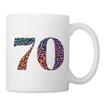 70th Anniversary Leopard - Mug - white - Right