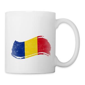 Je ne crie pas Je suis roumain Roumanie Fierté R - Mug blanc - blanc - Droite