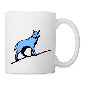 wolf wolf - Tasse - Weiß - Rechts