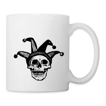 jester skull - Mug - white - Right