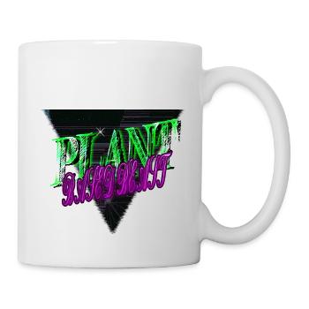 Earth Present Vegetarian Pro Vegan Animal Rights - Mug - white - Right