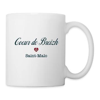 Heart of Breizh Saint Malo Blue - Mug - white - Right