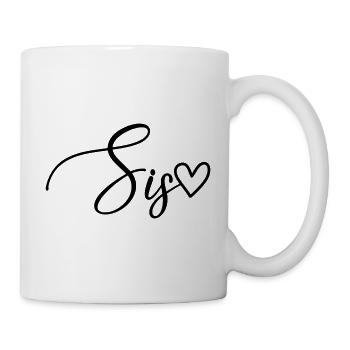Sis Schwester - Tasse - Weiß - Rechts