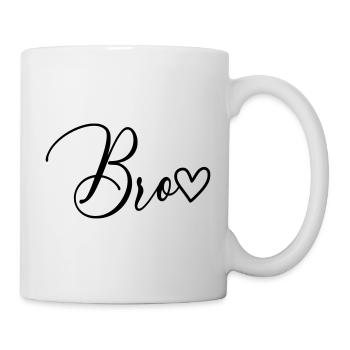 Frère frère - Mug blanc - blanc - Droite