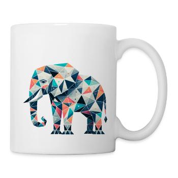Elefant // elephant - Tasse - Weiß - Rechts