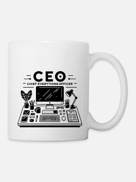 Geschäftsführer Chief Everything Officer - Tasse - Weiß
