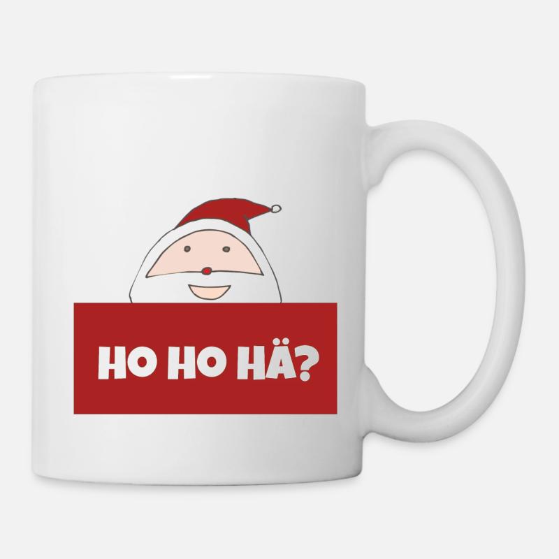 weihnachtsmann hohohä - Tasse - Weiß
