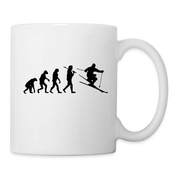 Ski - Tasse - Weiß - Rechts