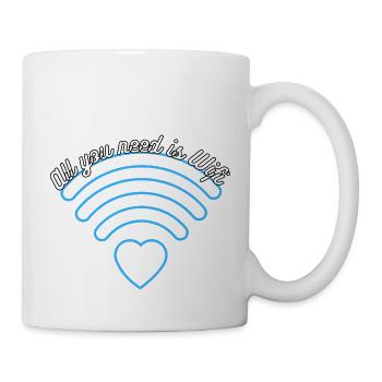 Wifi - Tasse - Weiß - Rechts