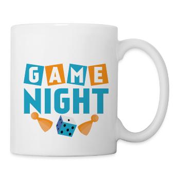 Soirée de jeu Joueur de table Nerd Gamer - Mug blanc - blanc - Droite