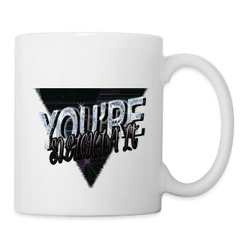 Beach Christmas Comic Quote Bodybuilder Beard Dork - Mug - white - Right