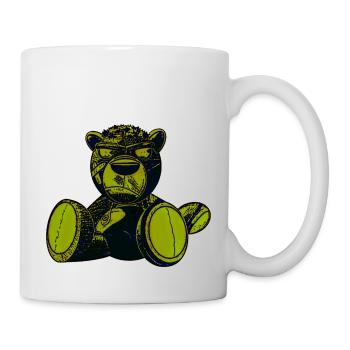 Creepy Teddy Green - Tasse - Weiß - Rechts