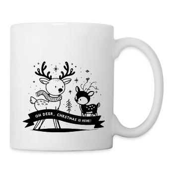 Oh Deer Christmas is Here! - Mug - white - Right