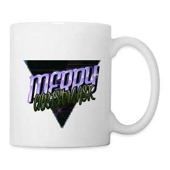 Bday Gift Idea Cute Beards Funny Dino Bike Moon - Mug - white - Right
