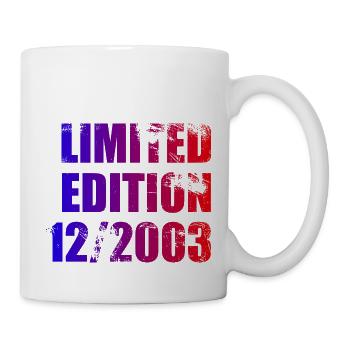 20e anniversaire édition limitée 12/2003 - Mug blanc - blanc - Droite
