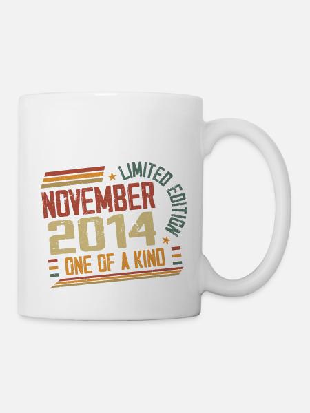 Awesome since November 2014 Geburtstagsgeschenk - Tasse - Weiß