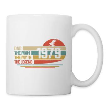Best Dad in the World Since 1979 Father's Day - Mug - white - Right