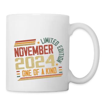 Fantastisch seit November 2024 Geburtstagsgeschenk - Tasse - Weiß - Rechts