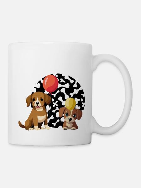 hunde - Tasse - Weiß