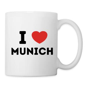 I Love with Heart Munich - Mug - white - Right