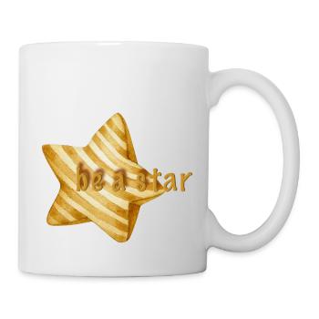 be a star - Tasse - Weiß - Rechts
