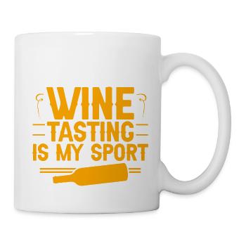 Wine Tasting Is My Sport 4 - Mug - white - Right