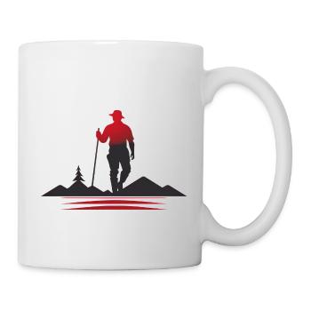 Wanderer - Tasse - Weiß - Rechts