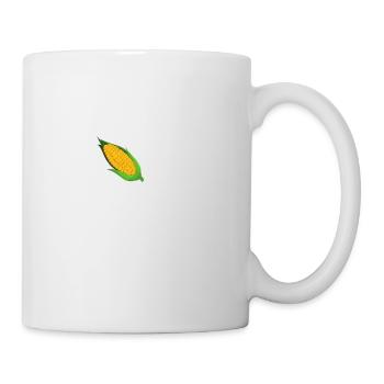 Herzschlag Mais - Tasse - Weiß - Rechts