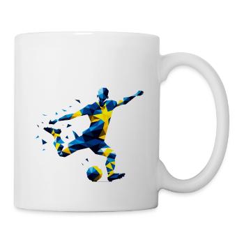 Fussball Schweden - Tasse - Weiß - Rechts