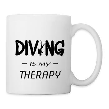 Dive - Diver - Scuba - Diving - Taucher - tauchen - Tasse - Weiß - Rechts