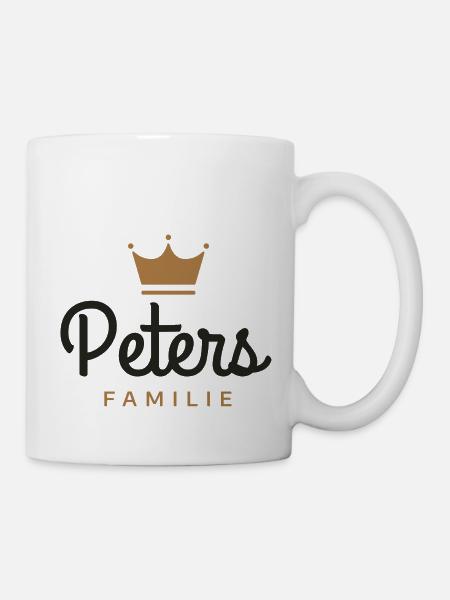 Peters-Familie - Tasse - Weiß