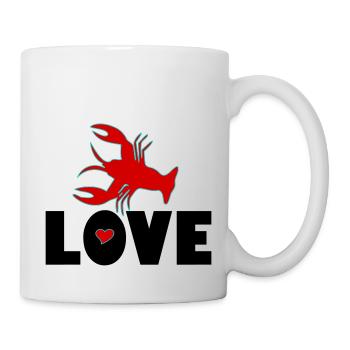 I Love Lobster-Love Seafood-Best seafood - Mug - white - Right