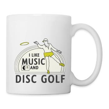 Musique - Disc Golf - Mug blanc - blanc - Droite