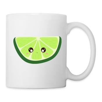kawaii lime - Mug - white - Right