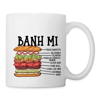 Vietnam Viet Banh Mi Brot Vietnamese I Geschenk - Tasse - Weiß - Rechts