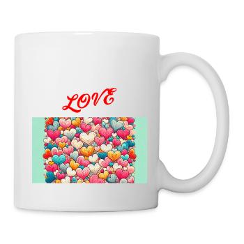 Love - Mug blanc - blanc - Droite