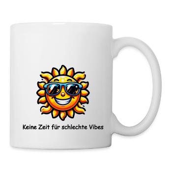 Pas le temps pour les mauvaises ondes - Mug blanc - blanc - Droite