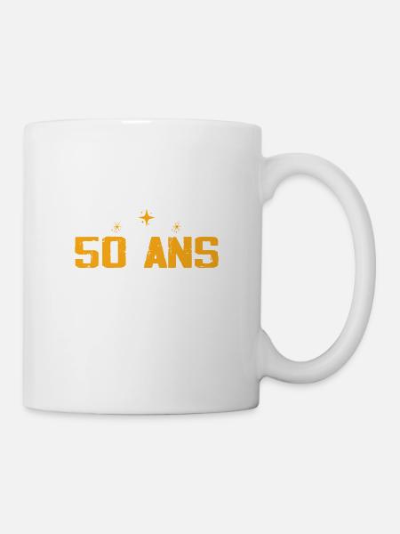 Je ne suis pas vieux cadeau anniversaire 50 - Mug blanc - blanc