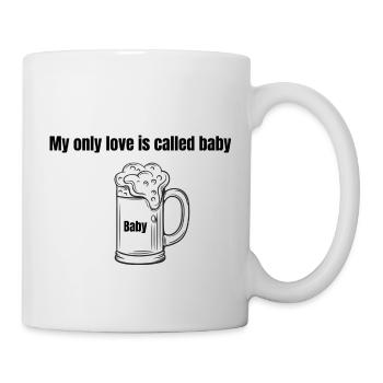 My only love is beer - Mug - white - Right