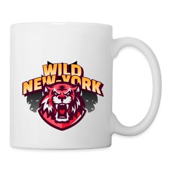 Wilder New Yorker Tiger - Tasse - Weiß - Rechts