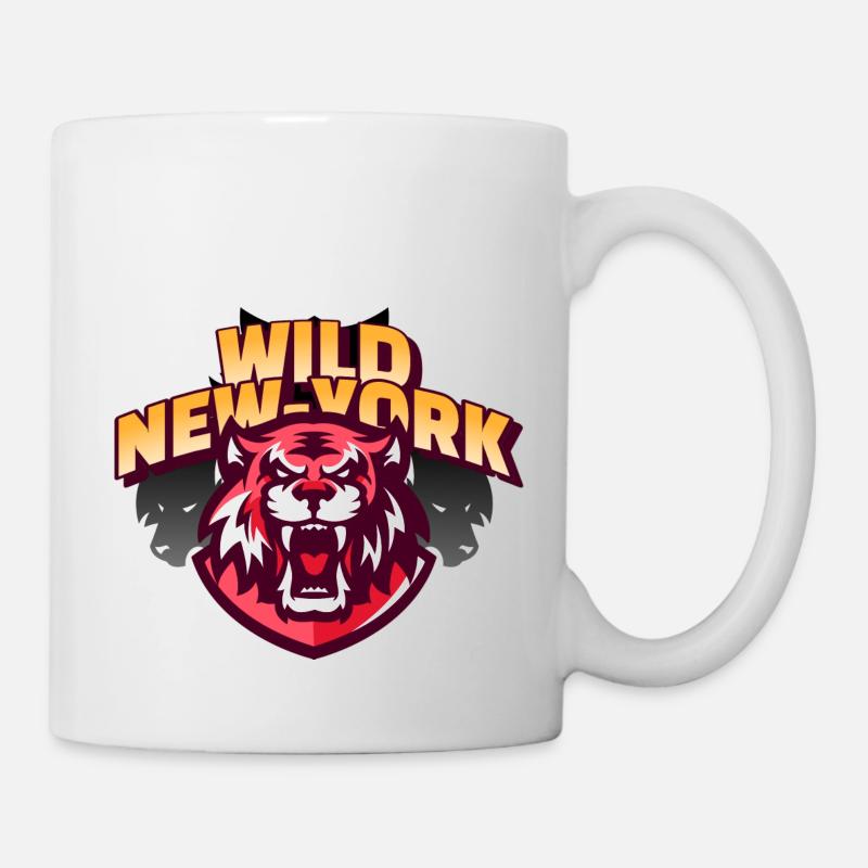 Wild New York Tiger - Mug blanc - blanc