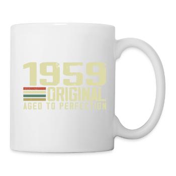Né en 1959 - Vintage 1959 - 65e Anniversaire Rétro - Mug blanc - blanc - Droite
