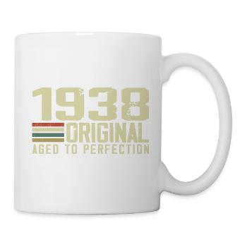 Born in 1938 - Vintage 1938 - 86th Retro Birthday - Mug - white - Right